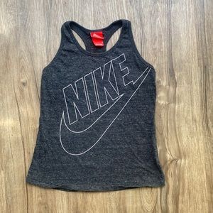 Nike Tank Top Girl Large Dark Gray